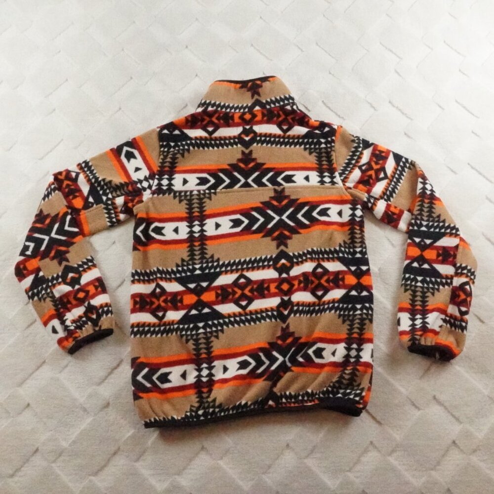 Kavu Women's Aztec Half-Zip Pullover - Tan, Orange, Black, White - Picture 10 of 11